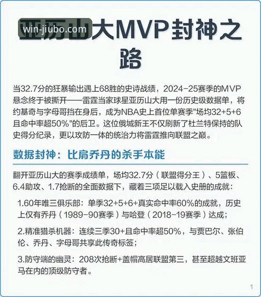 亚历山大47分加时封神：一场MVP级表演背后的战术博弈与数据深度解析
